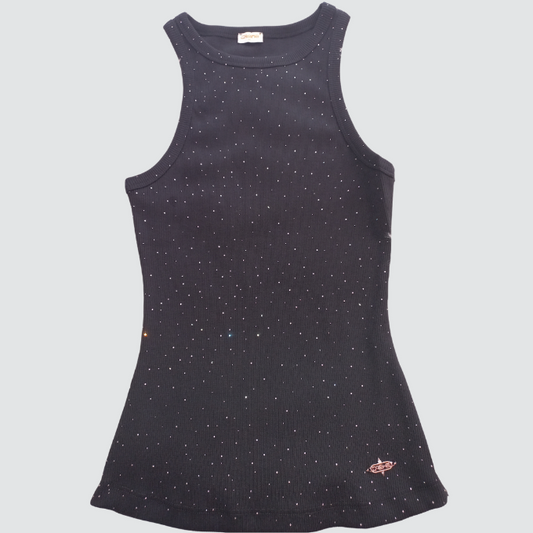 Miss Sparkle Top Black