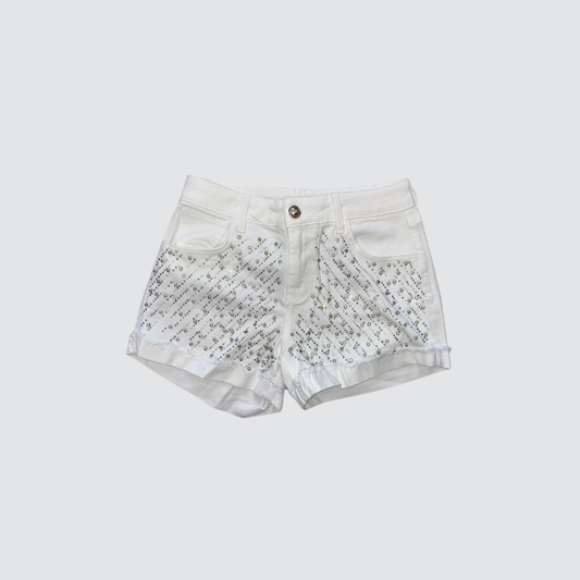 Miss Chic Shorts White