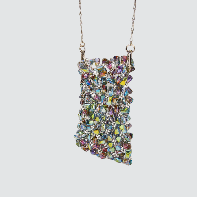 Erica Multicolor  Crystal  Bag