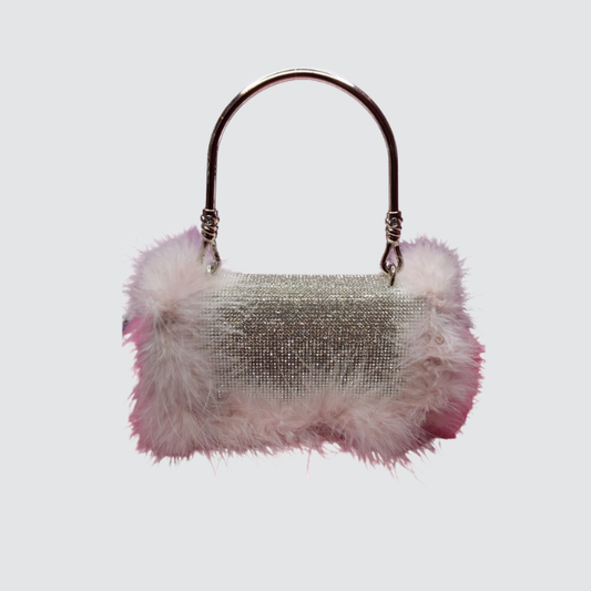 Diamond Feather Square Bag